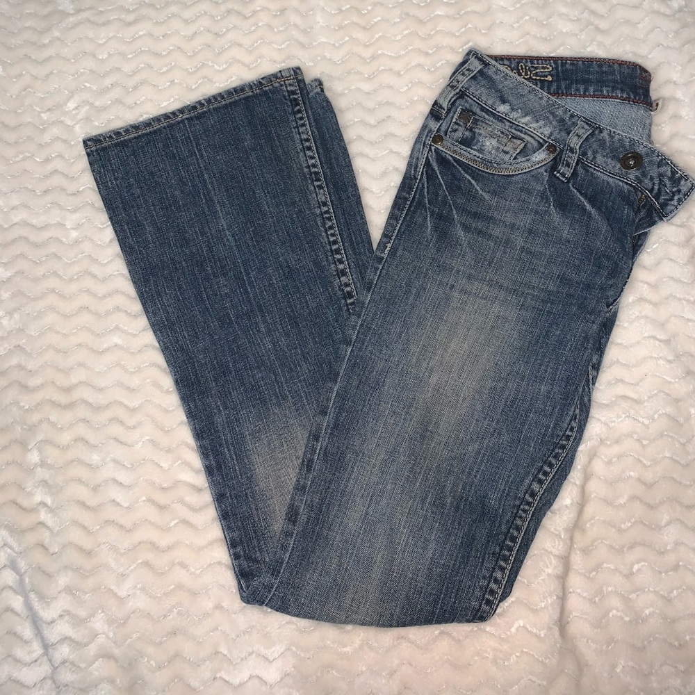 Silver women’s bootcut jeans